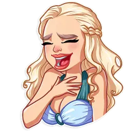 Daenerys Targaryen Telegram sticker pack