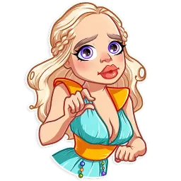 Daenerys Targaryen sticker 9