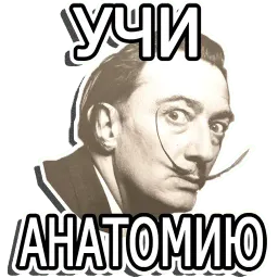 Сальвадор Дали (@I_AM_ARTIST) sticker 11