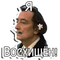 Сальвадор Дали (@I_AM_ARTIST) sticker 4
