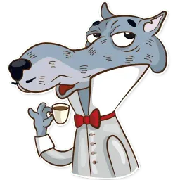 Dear Wolf sticker 2