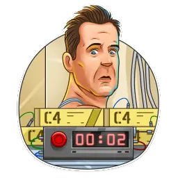 Die Hard sticker 4