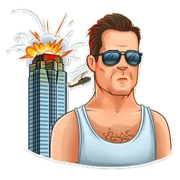 Die Hard sticker 8