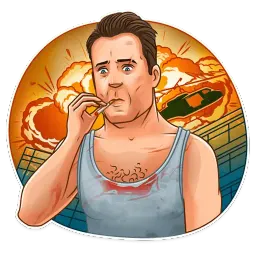 Die Hard sticker 10