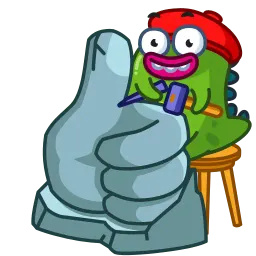 Динозавр Дино sticker 3