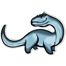 Диплодок Рэй sticker 2