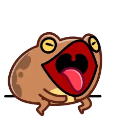 Недовольная Жаба Telegram sticker pack