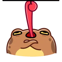 Недовольная Жаба sticker 3