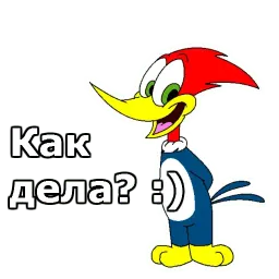 Дятел Вуди :: @animesticks sticker 6