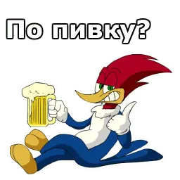 Дятел Вуди :: @animesticks sticker 7