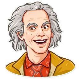 Back to the Future Telegram sticker pack