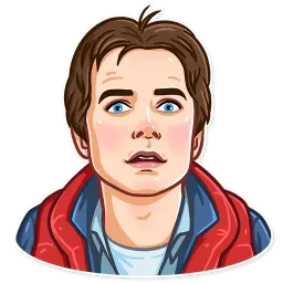Back to the Future sticker 11