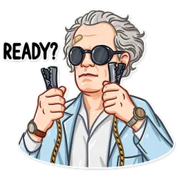 Back to the Future sticker 9