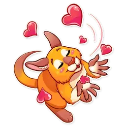 Mr. Kangaroo sticker 3