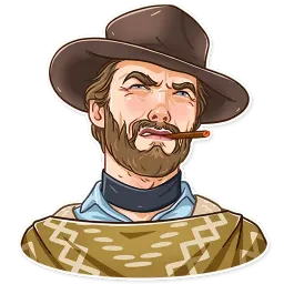 Clint Eastwood sticker 9