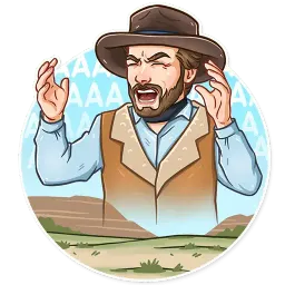 Clint Eastwood sticker 10