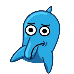 Дельфин sticker 2
