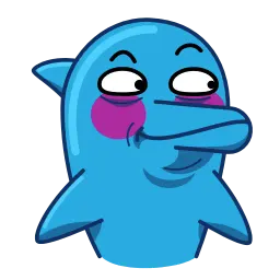 Дельфин sticker 11