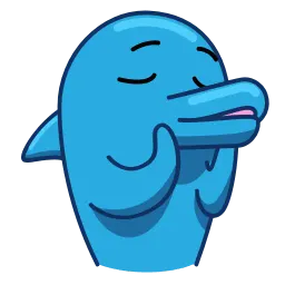 Дельфин sticker 12