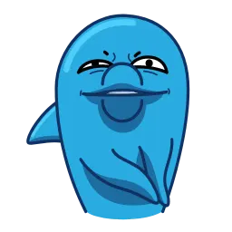 Дельфин sticker 8
