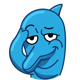 Дельфин sticker 10