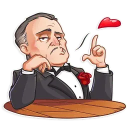 Don Corleone sticker 2