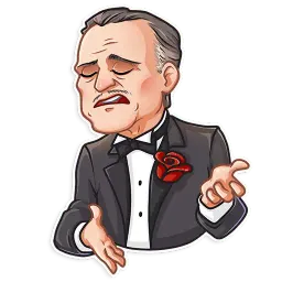 Don Corleone sticker 11