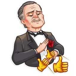 Don Corleone sticker 3