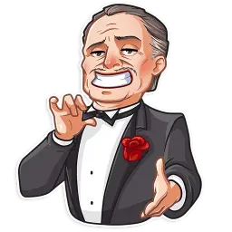 Don Corleone sticker 5