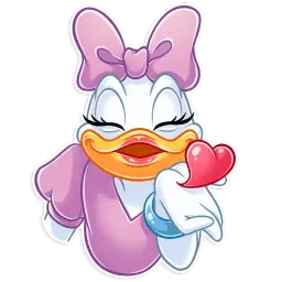 Donald and Daisy sticker 2