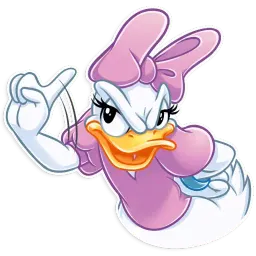 Donald and Daisy sticker 12