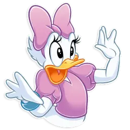 Donald and Daisy sticker 4