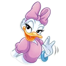 Donald and Daisy sticker 5