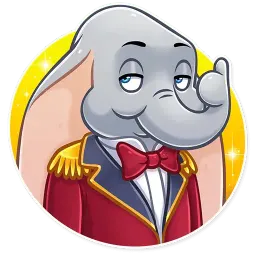 Дамбо sticker 3