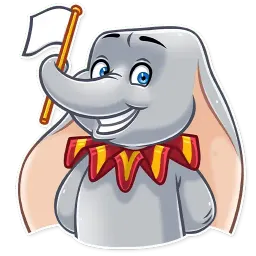 Дамбо sticker 5