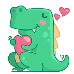 Дракон Комо Telegram sticker pack