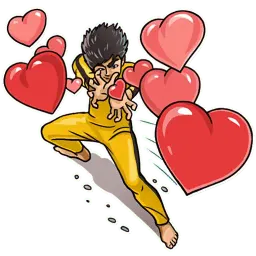 Bruce Lee sticker 2