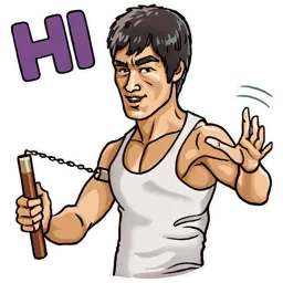 Bruce Lee sticker 5