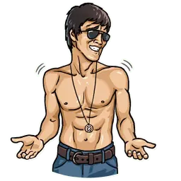 Bruce Lee sticker 8