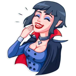 Drakulessa Telegram sticker pack