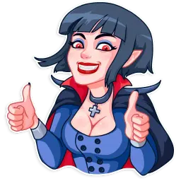 Drakulessa sticker 3