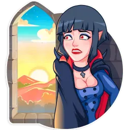Drakulessa sticker 4