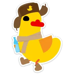 Duck attack stickers sticker 11