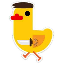 Duck attack stickers sticker 9