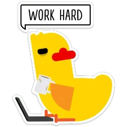 Duck attack stickers sticker 10