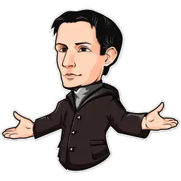 Павел Дуров Telegram sticker pack