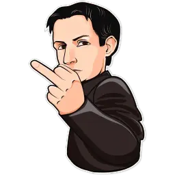 Павел Дуров sticker 4