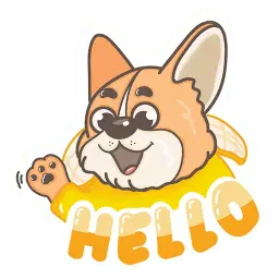 Корги Банан Telegram sticker pack