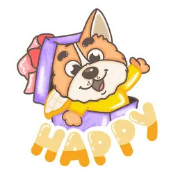 Корги Банан sticker 2