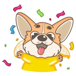 Корги Банан sticker 12